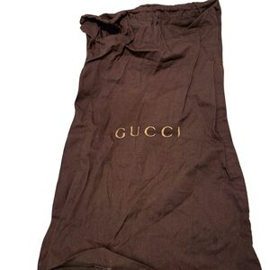 Gucci Chocolate Brown Dust Bag